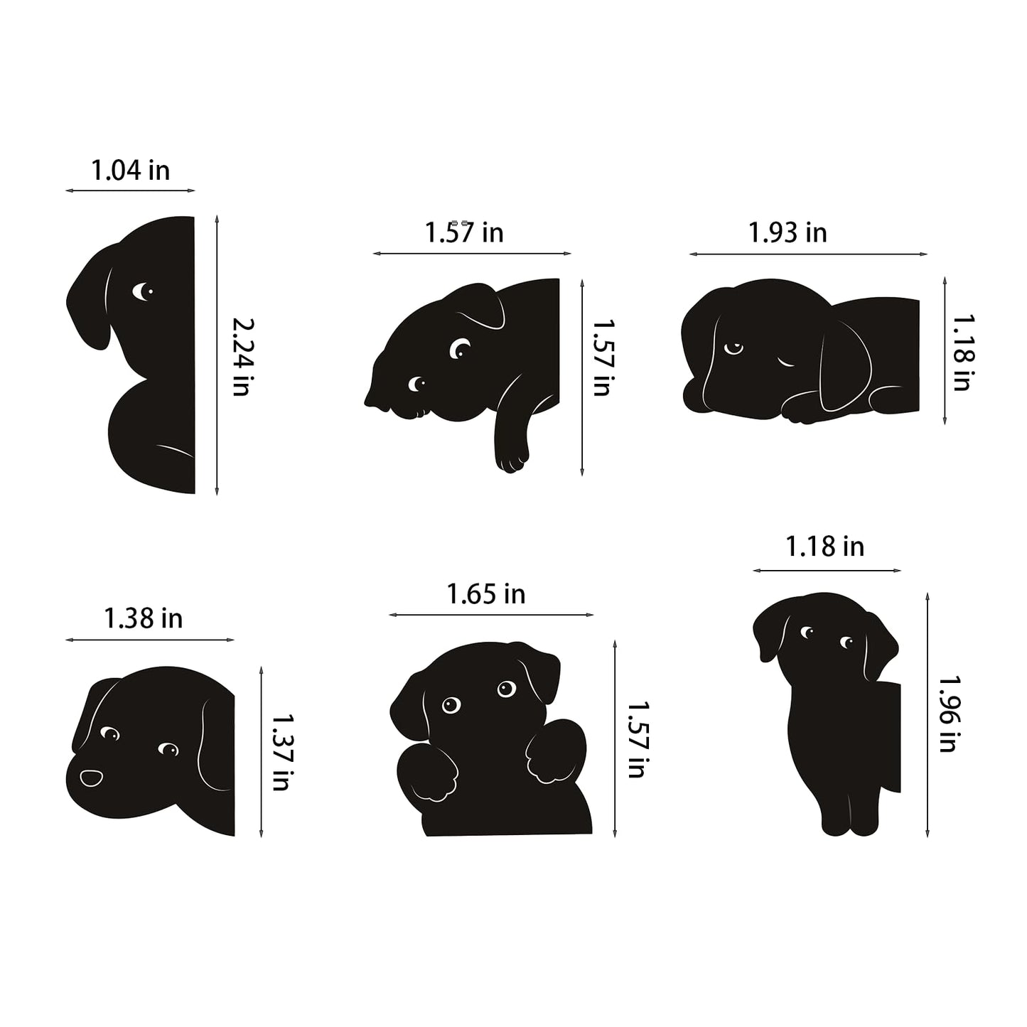 Magnetic Bookmarks for Reading Women – 6Pcs Cute Book Markers Clip Set for Dog Lovers - Dog Mom Gifts for Women - Bookish Gifts for Book Lovers - Page Markers for Reading School Office Home Supplies
