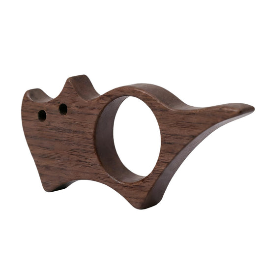 1 Pc Black Walnut Cat-Shaped Book Page Holder, Single-Hand Reading Accessory, Cute Bookmark for Book Lovers, Premium Gift for Women Readers & Cat Enthusiasts