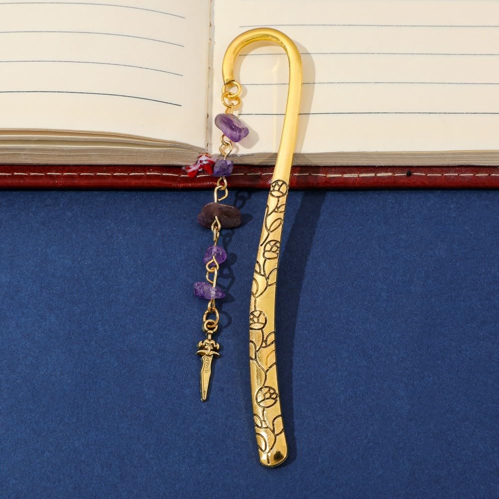 Vintage Sun Bookmarks Metal Hook Bookmark Book Lover Book Accessories for Men and Women Book Lovers Essential Students School Supplies (Dragon Bookmark 3PCS)