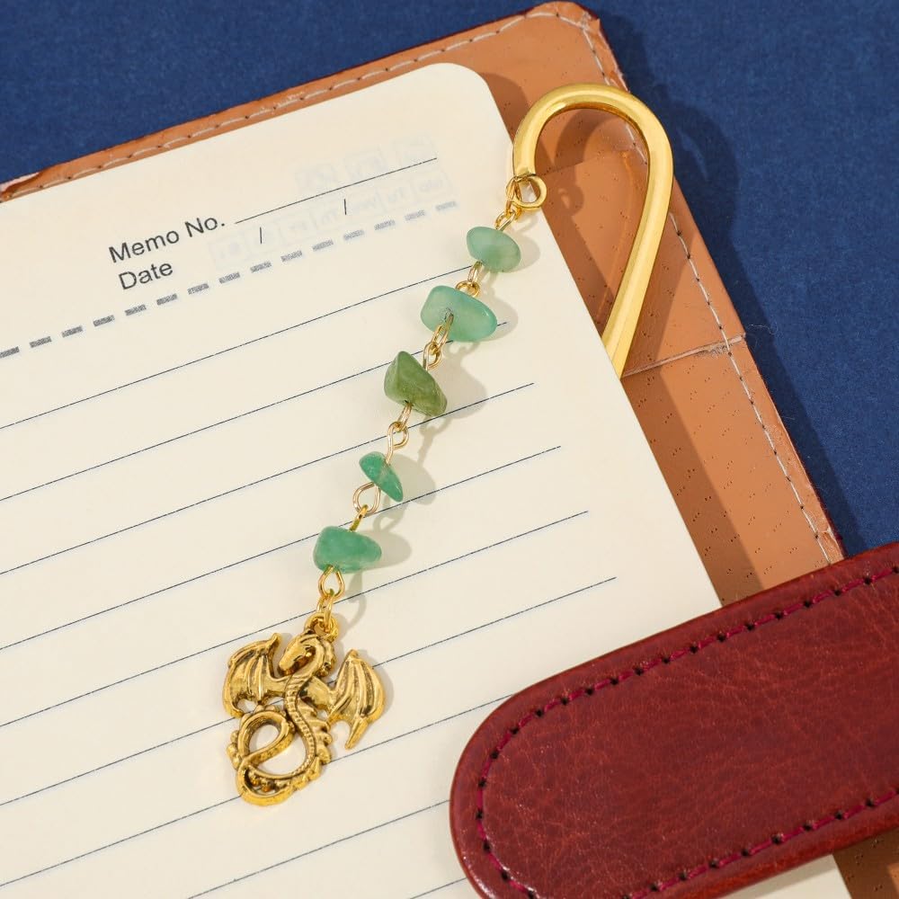 Vintage Sun Bookmarks Metal Hook Bookmark Book Lover Book Accessories for Men and Women Book Lovers Essential Students School Supplies (Dragon Bookmark 3PCS)
