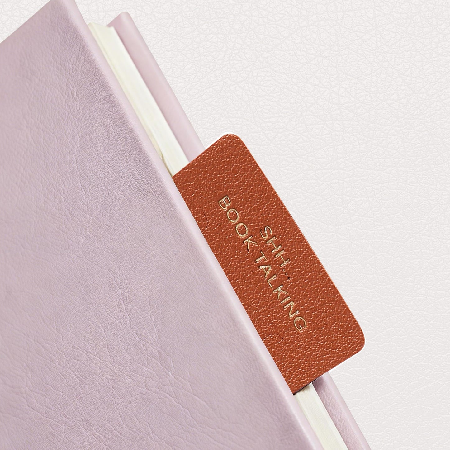 Leather Bookmark for Reading Women, BRIEFLY Left THE Universe Bookmarks, Index Book Marks for Book Lovers, 6 Pcs Light Color Set