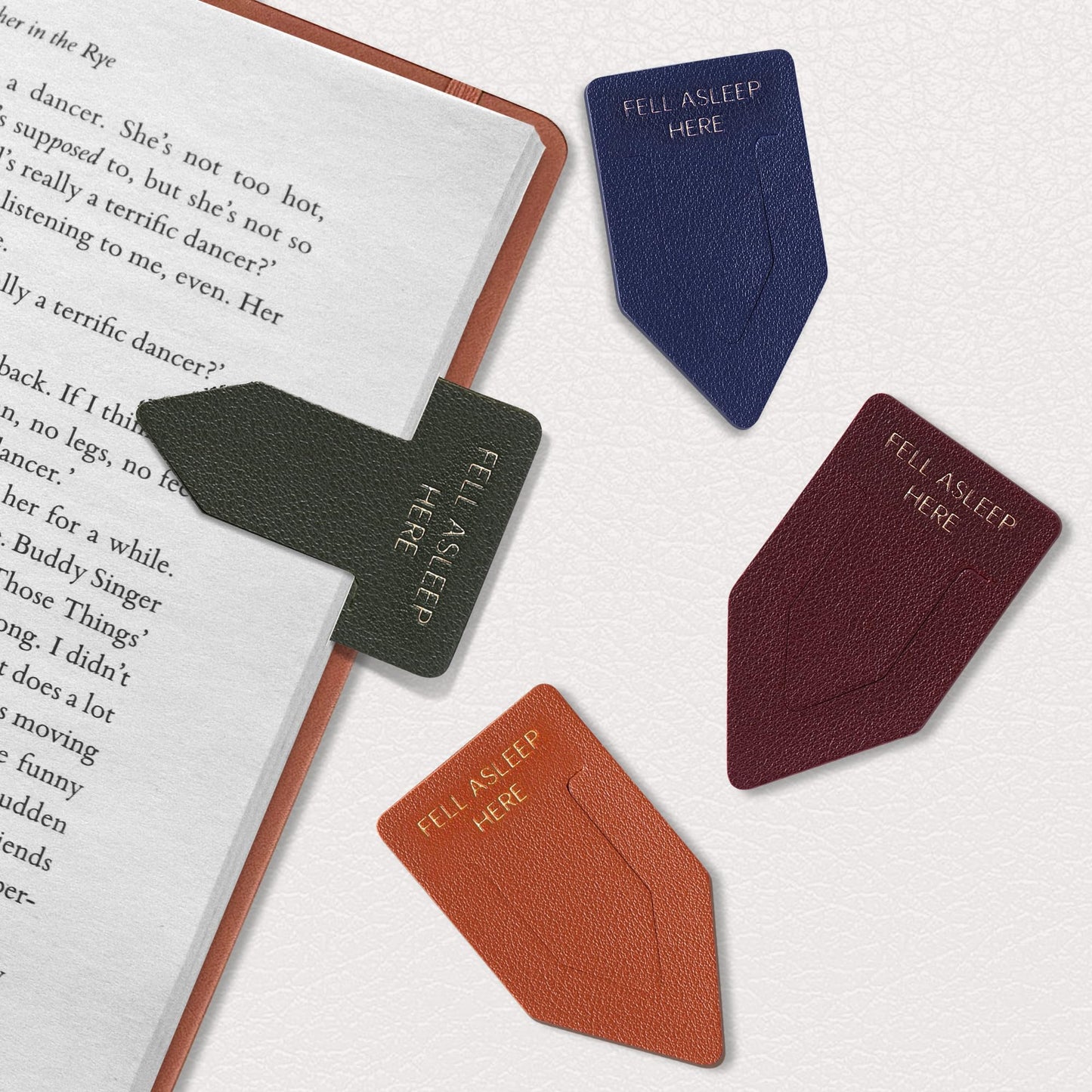Leather Bookmark for Reading Women, BRIEFLY Left THE Universe Bookmarks, Index Book Marks for Book Lovers, 6 Pcs Light Color Set