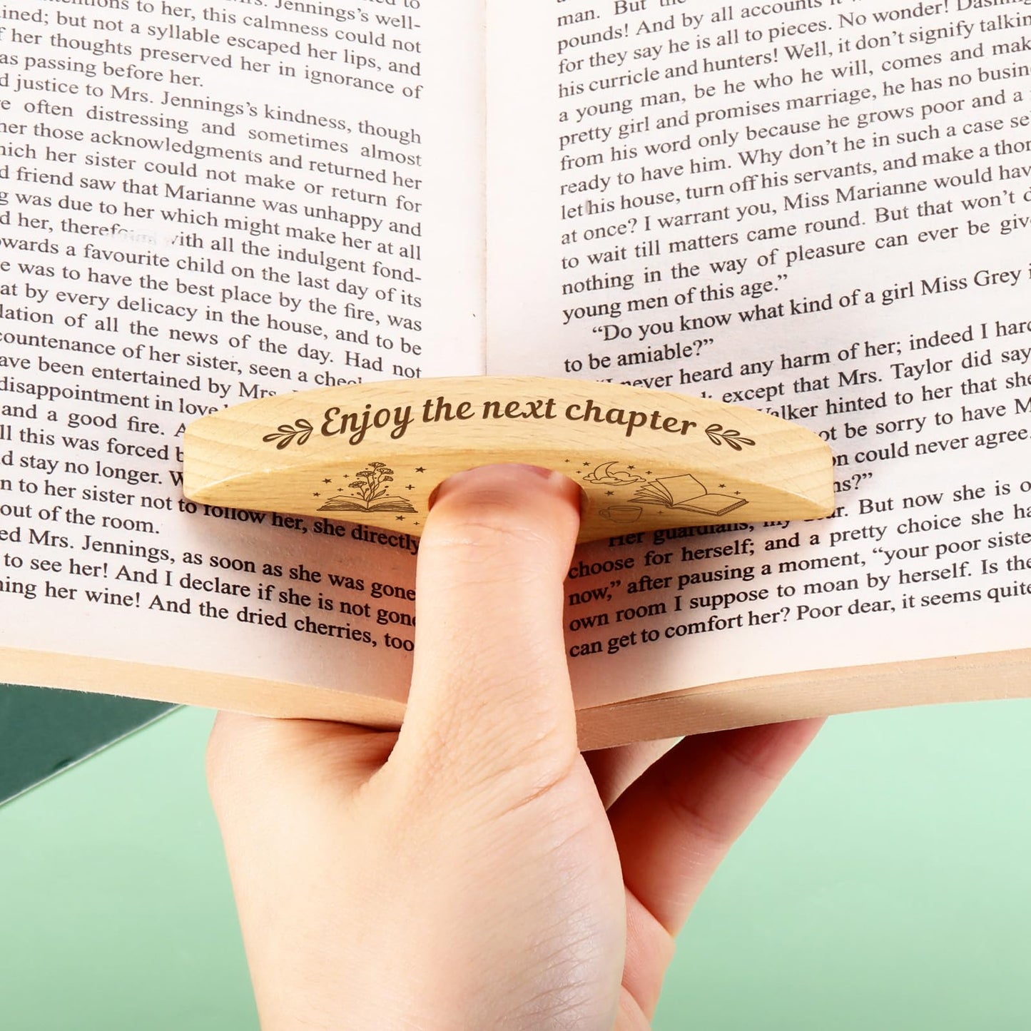 Retirement Gifts for Women 2026, Retirement Bookmark for Women Men Coworker Employee Friends Retired Teacher Nurse, Coworker Leaving Farewell Gifts Enjoy The Next Chapter Thumb Book Page Holder