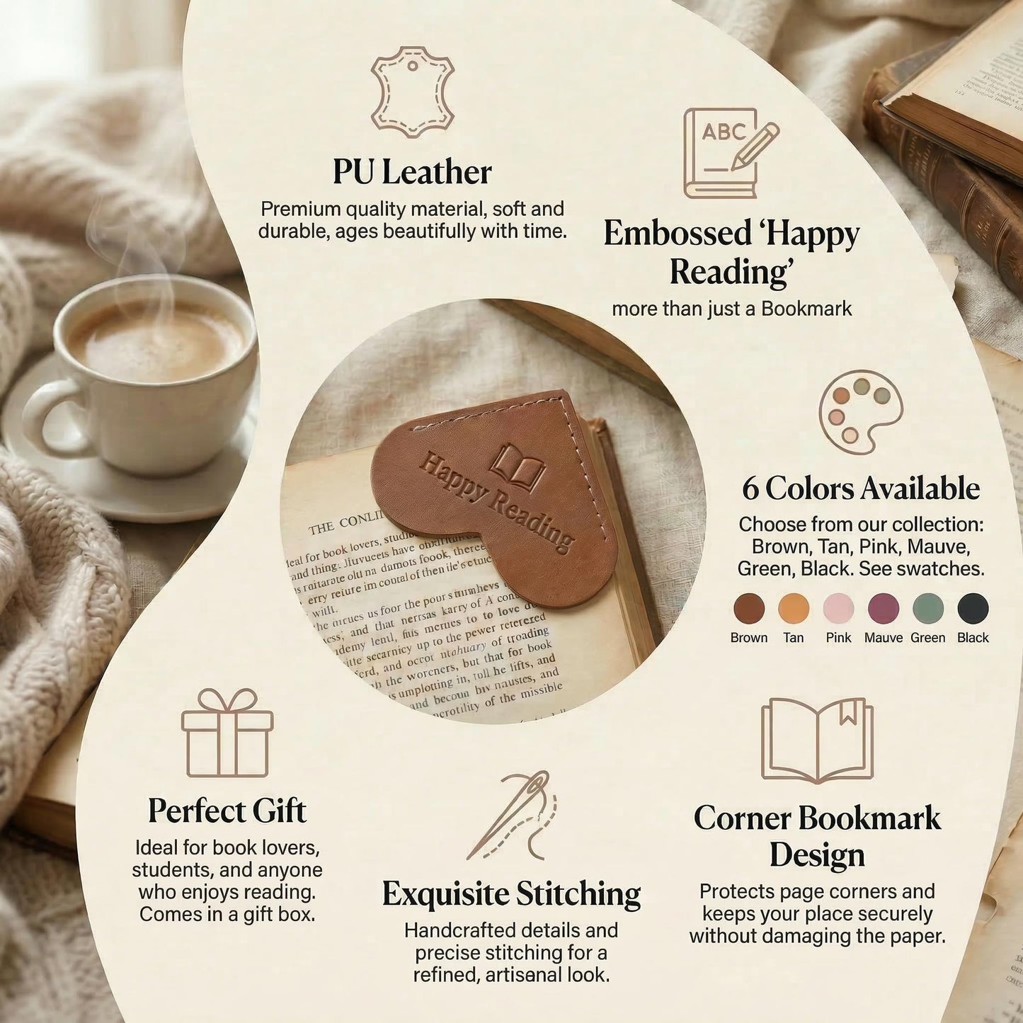 Magnetic Bookmarks for Reading Women – 6Pcs Cute Book Markers Clip Set for Dog Lovers - Dog Mom Gifts for Women - Bookish Gifts for Book Lovers - Page Markers for Reading School Office Home Supplies